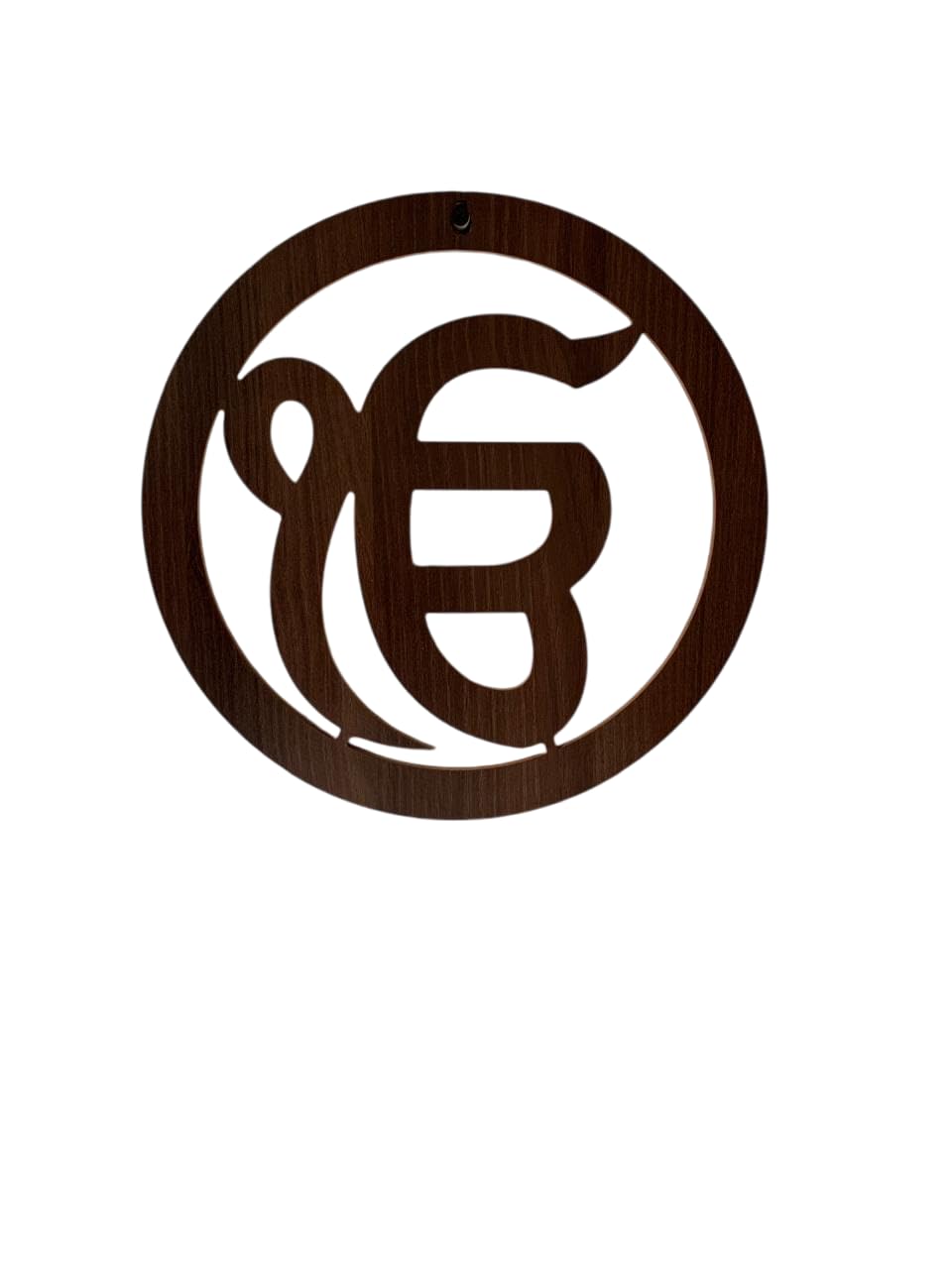 Beautiful Wooden Wall Round EK OMKAR, Sikh Syombal For Wall EK OMKAR, Home Decor Wall Hanging EK OMKAR For Home, Office, Livingroom, Bedroom Decor