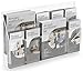 Clear Acrylic Countertop Literature Holder with Adjustable Pegs for Brochures or Magazines - Wall Mounting Optional - 23 x 4 3/4 x 13 3/4 Inch