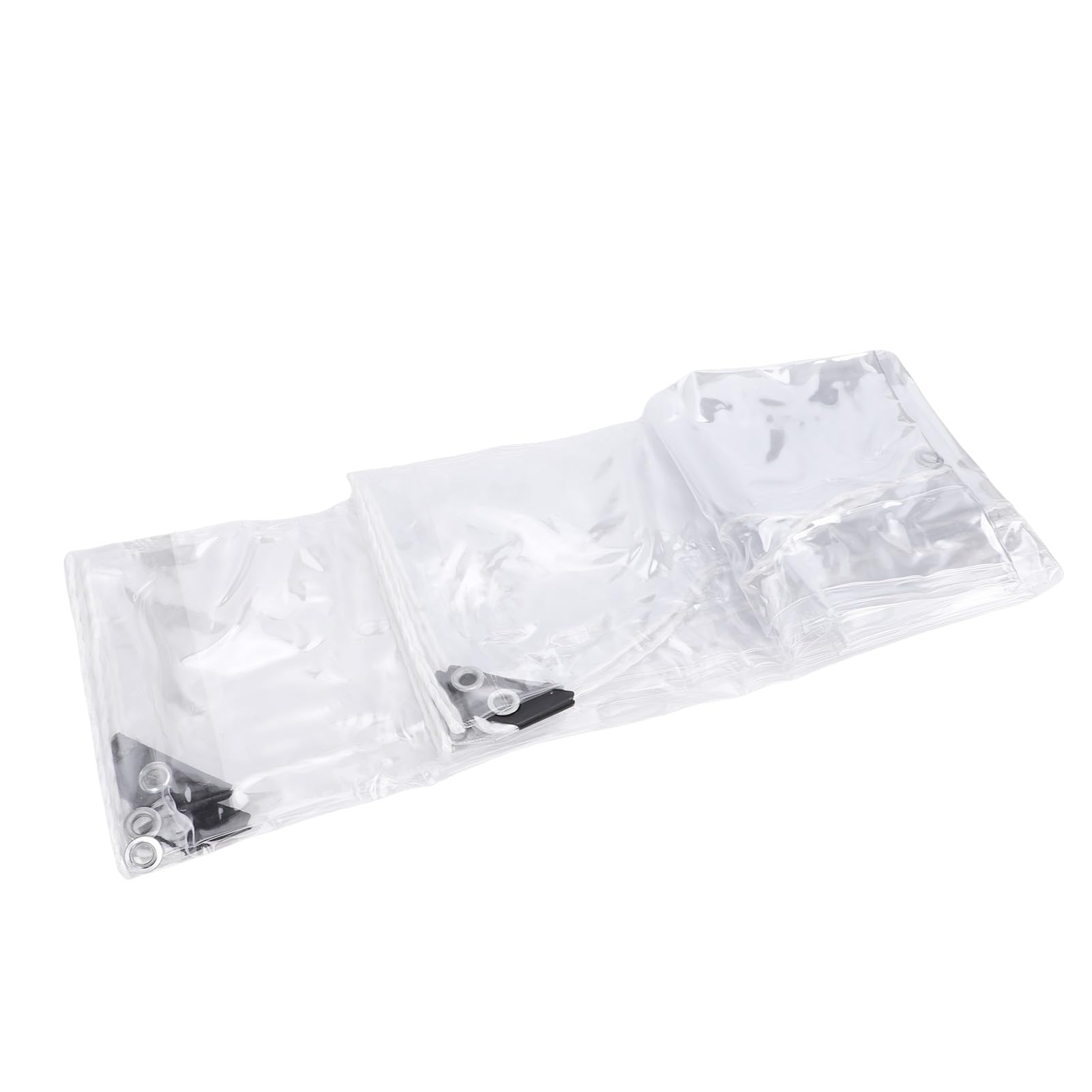Haofy Copertura per Pollaio in PVC Spesso 2x3 M per Pollame Telo Isolante Antivento Protezione Invernale con visibilità Chiara Resistente per Pollai da Cortile Piccole Aziende Agricole