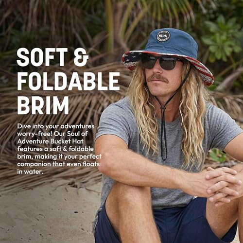 Image of Soul of Adventure Bucket Hat | UV 50+ for Adults | Sun Protection with Adjustable Fit, Moisture-Wicking Fabric