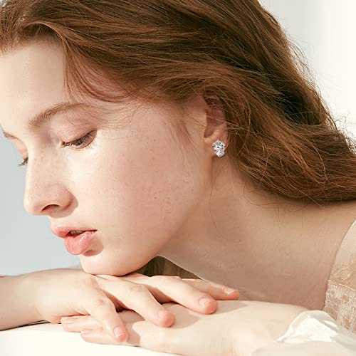 Unicorn Stud Earrings for Teen Girls - Sterling Silver Cute Animal Earrings for Women Hypoallergenic Cubic Zirconia Small Earrings for Sensitive Ears Dainty Post Earrings Gifts for Birthday Christmas3