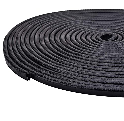 Sykrss Car Door Protector Edge Guards 32Ft(10M) U Shape Car Edge Trim Rubber Seal Fit For Most Car(Black) #TOP5