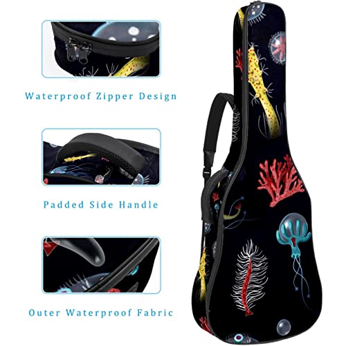Jellyfish Corals Housse de guitare imperméable en tissu Oxford avec bandoulière réglable - Les Beatles, Paul McCartney, John Lennon, RIngo Starr, George Harrison Jellyfish Corals Housse de guitare imperméable en tissu Oxford avec bandoulière réglable – Image 5