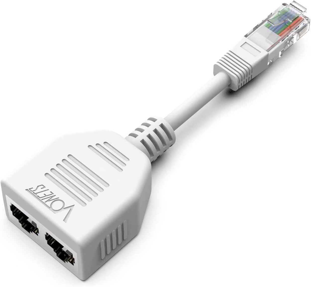 VonetsEthernet Splitter, WiFi RJ45 1 Male to 2 Female LAN Cat5 Ethernet Cable Splitter Exclusive to VONETS for VONETS VAP11S VAP11S-5G VAP11G-500S WiFi Bridge