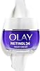 Olay Retinol 24 Night Cream Face Moisturiser - Anti-Aging Skincare with Antioxidant Vitamin E, Overnight Face Cream that Smooths, Renews, and Hydrates, 50ml