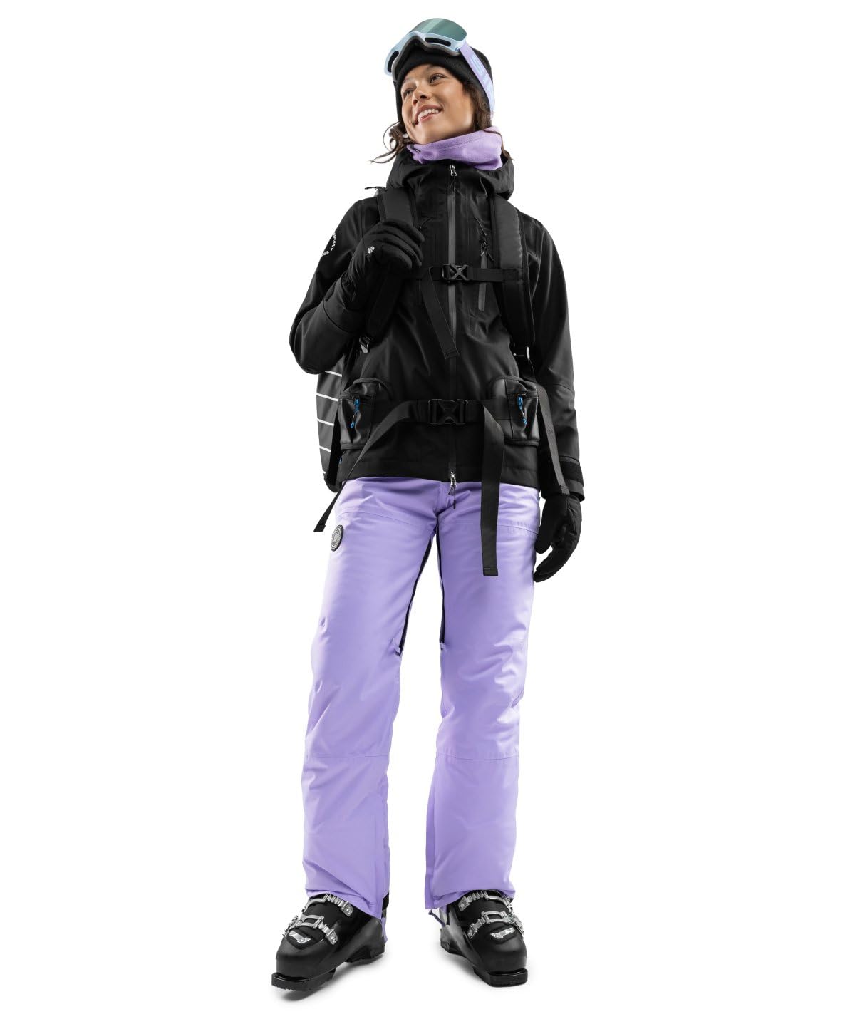 SIROKO Chaqueta de snowboard recco® esquí y nieve W5-W Nix Negro