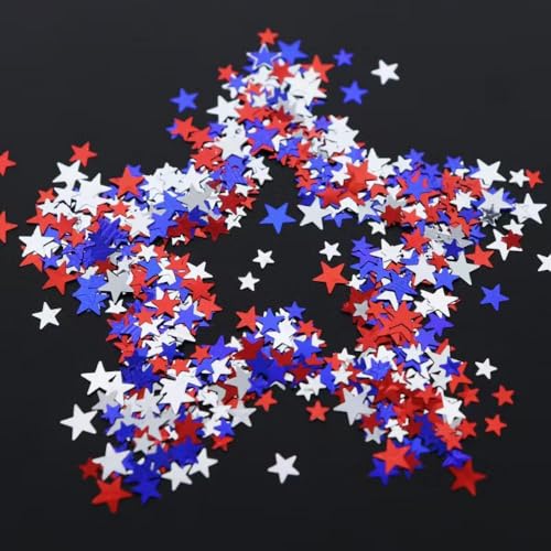 Image of 3 Box Star Nail Glitters Sequins Iirdescent Hographic Colorful 3D Flakes Gradirnt Nail Glitter Design Independence Day Shiny Glitter Powder Manicure for Women Nail Art DIY Decorations Charms