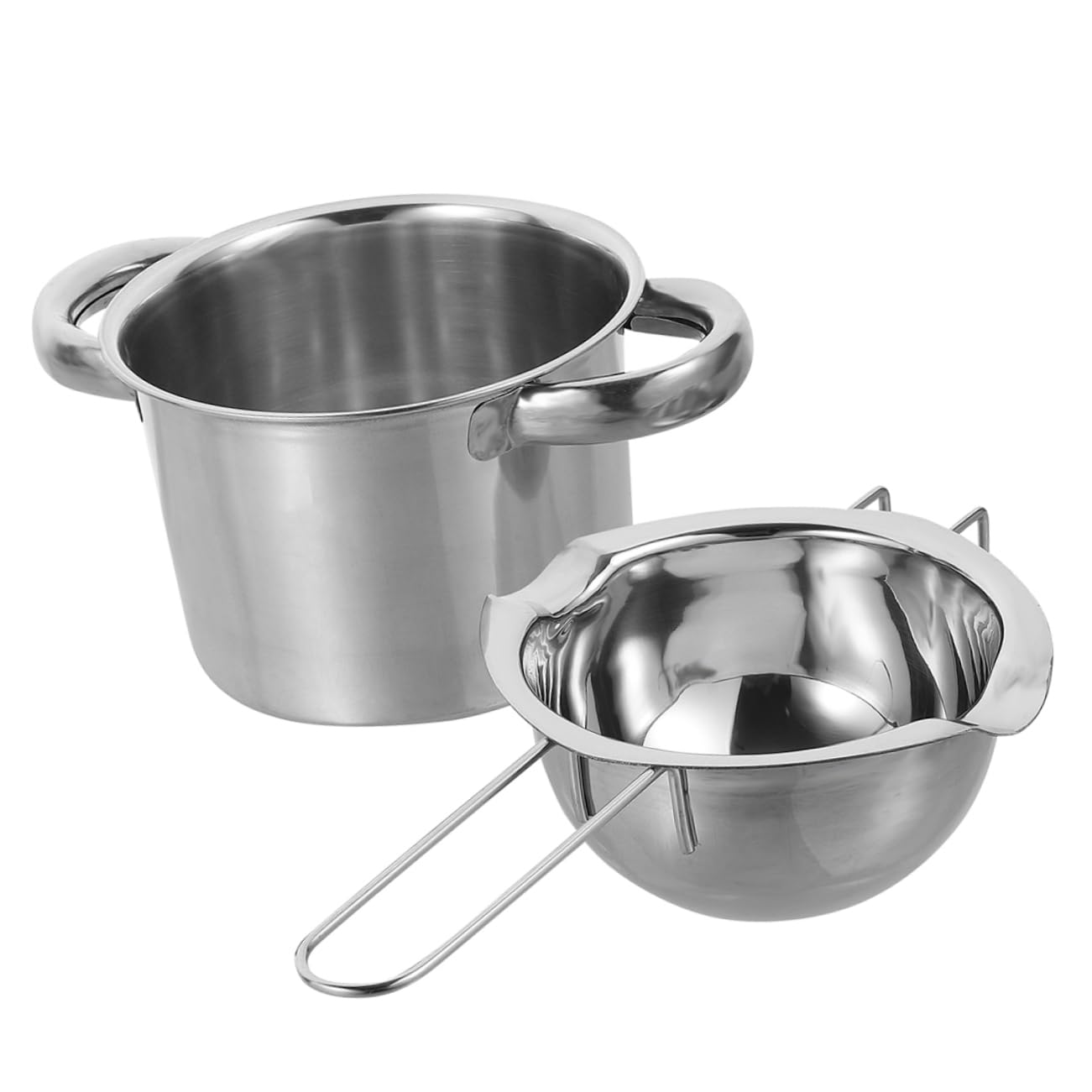 MOLUCKFU Melting Pot Set Double Boiler Pot for Chocolate White Chocolate Butter Warmers Cheese Melter Easy to Cle