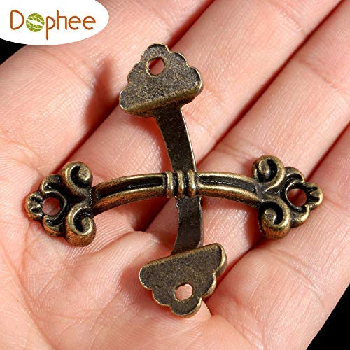 DOITOOL 12 Stück Mini Schubladengriffe Gold - Vintage Griffe Für Möbel & Schmuckkästchen