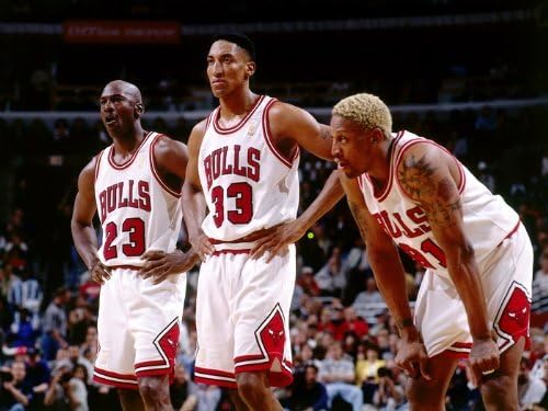 omgposter D9387 Chicago Bulls Legends Jordan Pippen Rodman 32x24 Print POSTER