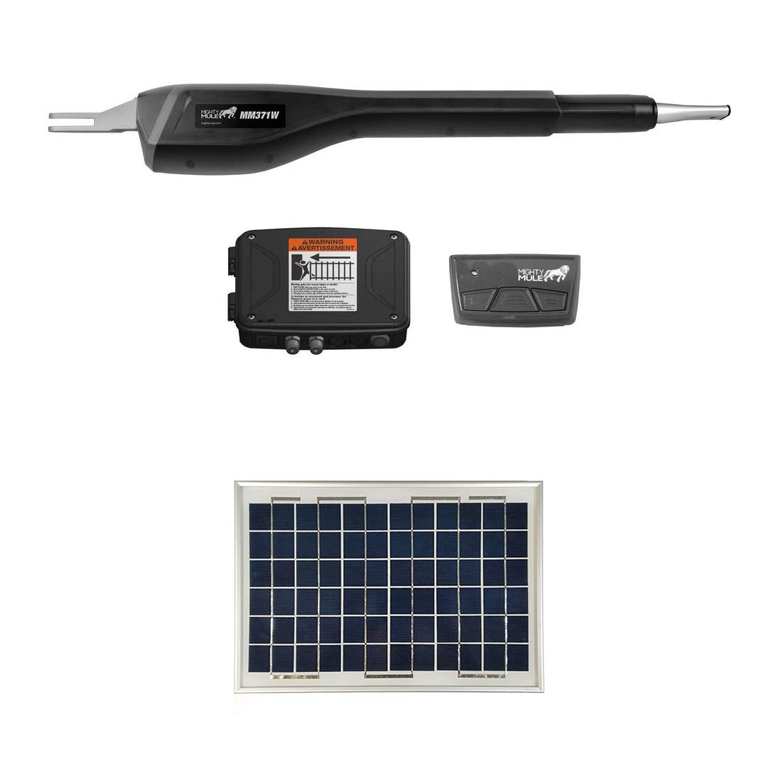 Buy Mighty Mule MM371W Solar Package Medium Duty Single Smart Gate