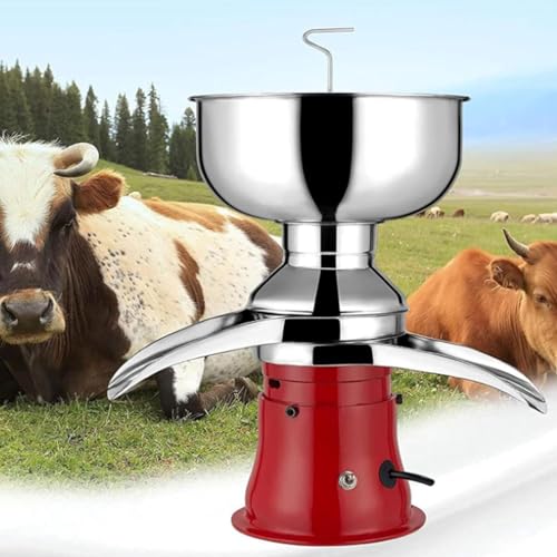 Separatore elettrico della centrifuga del latte, capacità 8L 50L/H ad alta efficienza, converte il latte crudo in crema e latte scremato per uso domestico e agricolo
