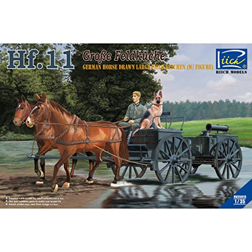 German Horses Drawn Large Field Kitchen Riich Models rv35013 maquette haute précision