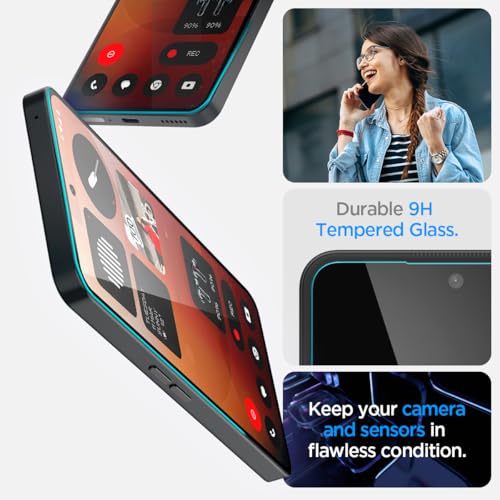Image of Spigen EZ Fit Tempered Glass Screen Protector Guard for Nothing Phone(3a) / Nothong Phone (3a) Pro [2 Pack]