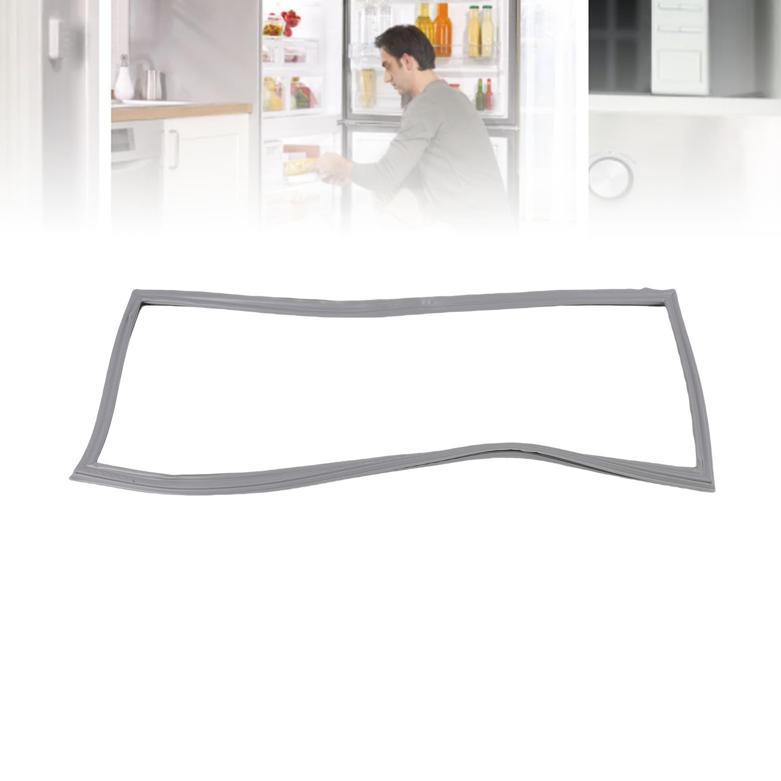 Kühlschrank-Türdichtung, Ersatz-Silikon, Kompatibel mit W12723206AP, W10179332, W10179332N, Verbesserte Türdichtung W10830162 für Verbesserte Kühleffizienz