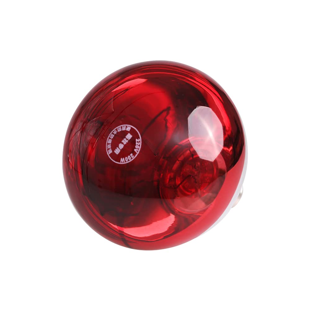 Lampe Infrarouge Chauffante, Lampe Chauffante pour Poulet, épaissies Anti-Explosion étanche Ampoule Infrarouge pour Porcelet/Oiseau/Poulet/Canard/La Volaille (175W)