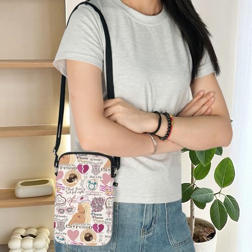 KEYCHIN Music Album Crossbody Bag Singer Fans Gifts That’s That Me Song Lyrics Shoulder Bag Please Song Merch4