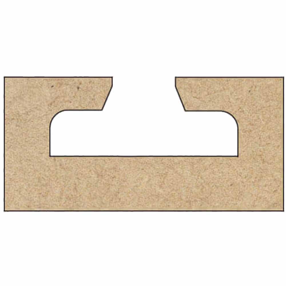 Trend Obcinarka ścienna 35/5 x 1/2 TC 30 mm średnicy x 15 mm cięcie, srebrna