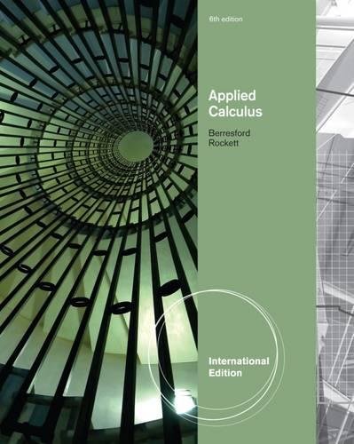 Applied Calculus, International Edition
