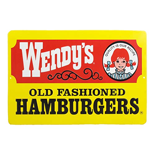 Amazon.co.jp: 看板 エンボスサイン WENDY'S ウェンディ－ズ OLD