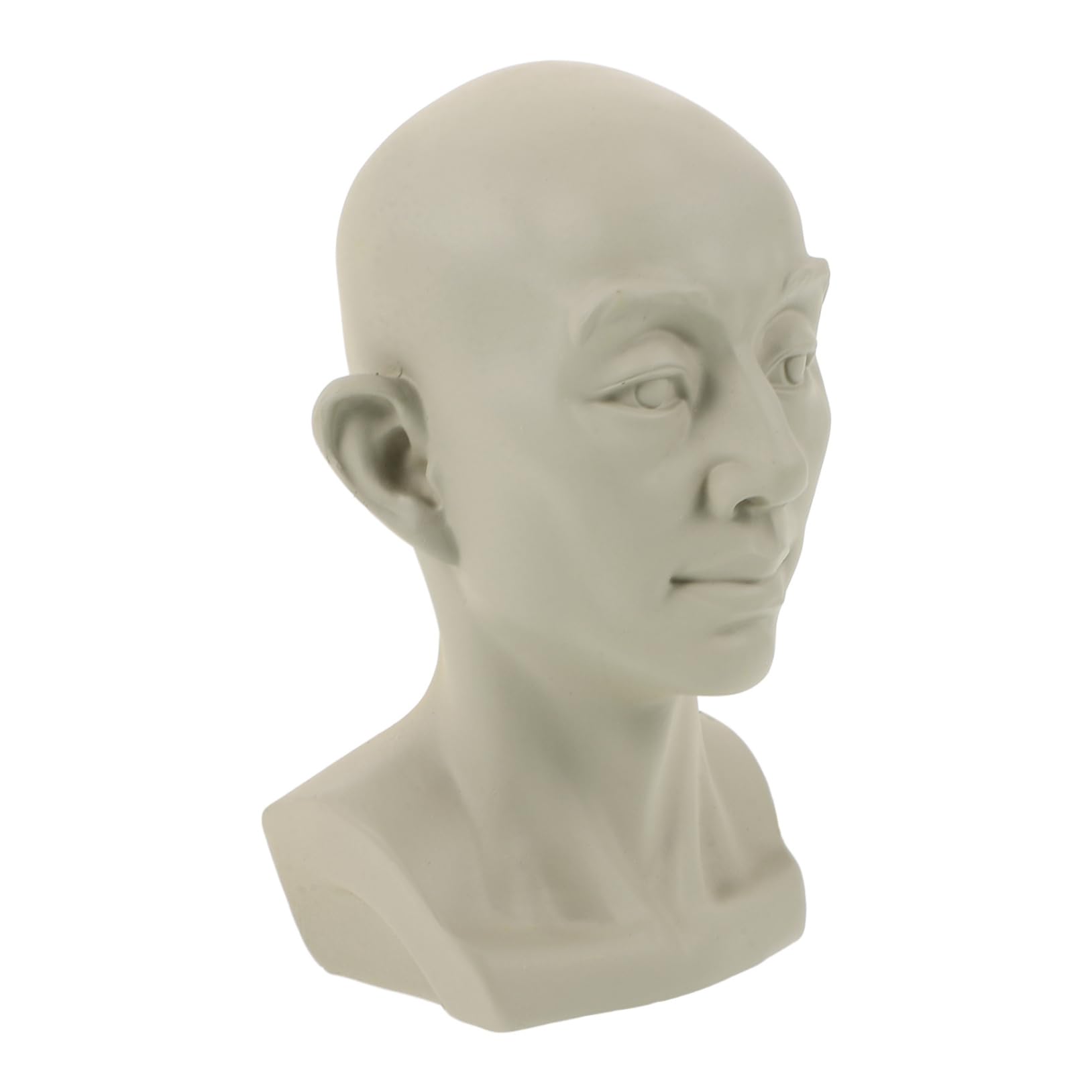 TOKIDNY material didáctico de arte escultura griega en miniatura escultura de yeso Figurilla de escritorio Adorno de mesa decoración de esculturas de escritorio esculturas de busto Beige