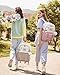 LOVEVOOK Schulrucksack Teenager Mädchen 10-18 Jahre, Rucksack Damen mit Großem Flaschenfach, Multi-Tasche Schulranzen Schultasche, Wasserdicht School Bag 15,6 Zoll Laptop für Schule Uni, Khaki Beige