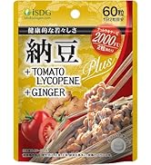 Amazon | ISDG ナットウキナーゼ 納豆+リコピン+ショウガエキス 60粒