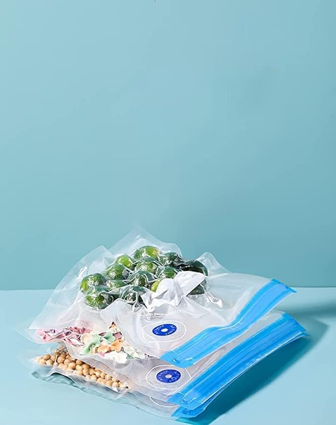 HOMETIC3 pcs Vacuum Sealer Zipper Bags Sous Vide bags for food BPA Free Reusable Resalable with Air Valve Double Layers Food Storage (Bags 30 * 34 (pack of 3))-image-19