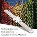 Knitting Machine Kit, Lk150 6.5Mm Mid Gauge 150 Stitches Weaving Knitter, Sk155 Sewing Tailoring Tool, Domestic Knitting Trimmer Accessories for Scarf Knitwear