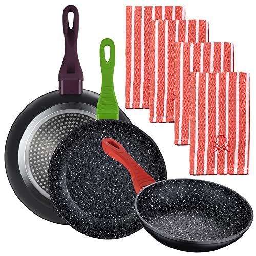 Imagen de PACK DE 3 SARTENES DE 20/24/28CM EN ALUMINIO FORJADO