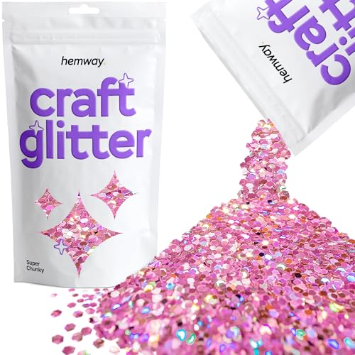 Purpurina para manualidades Hemway que no pierde color en resina y cristal 100g 2