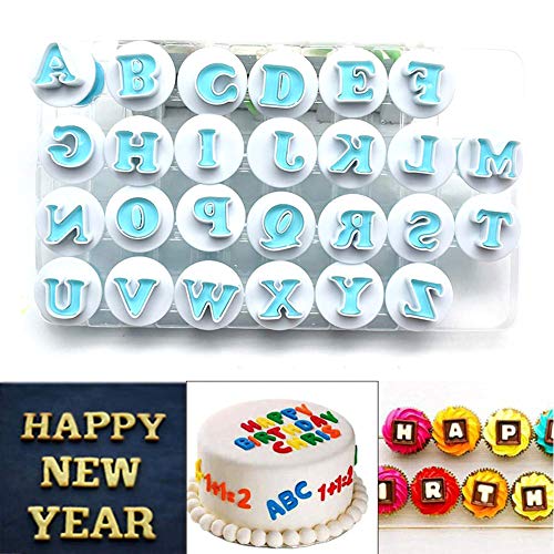 Alphabet Cookie Cutter Plastic Capital Letters Fondant Cutter Mold Cake Biscuit Baking Mould