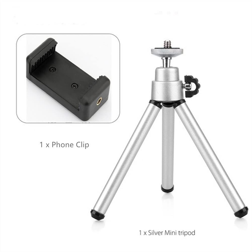 RajoNN Mini treppiedi universali Supporto per Selfie Stick Portatile per Telefono Cellulare per Gopro Hero per Smartphone Treppiede per Telefono Cellulare Proiettore Treppiede per Telefono