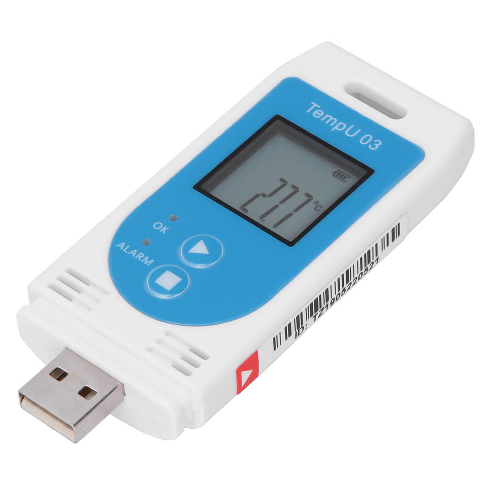 Temperature and Humidity Data Logger, PDF GSP Recorder LCD Waterproof Wide Measuring Range for Cold Chain for Warehouse Management for Logistics Transportation-image-47