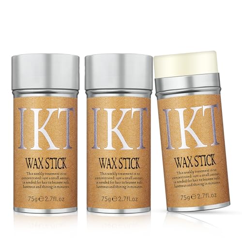 Wax Styling Stick for Non-Greasy Hair Pomade with Strong Hold Floral Scent - For Hair - 3 PCS