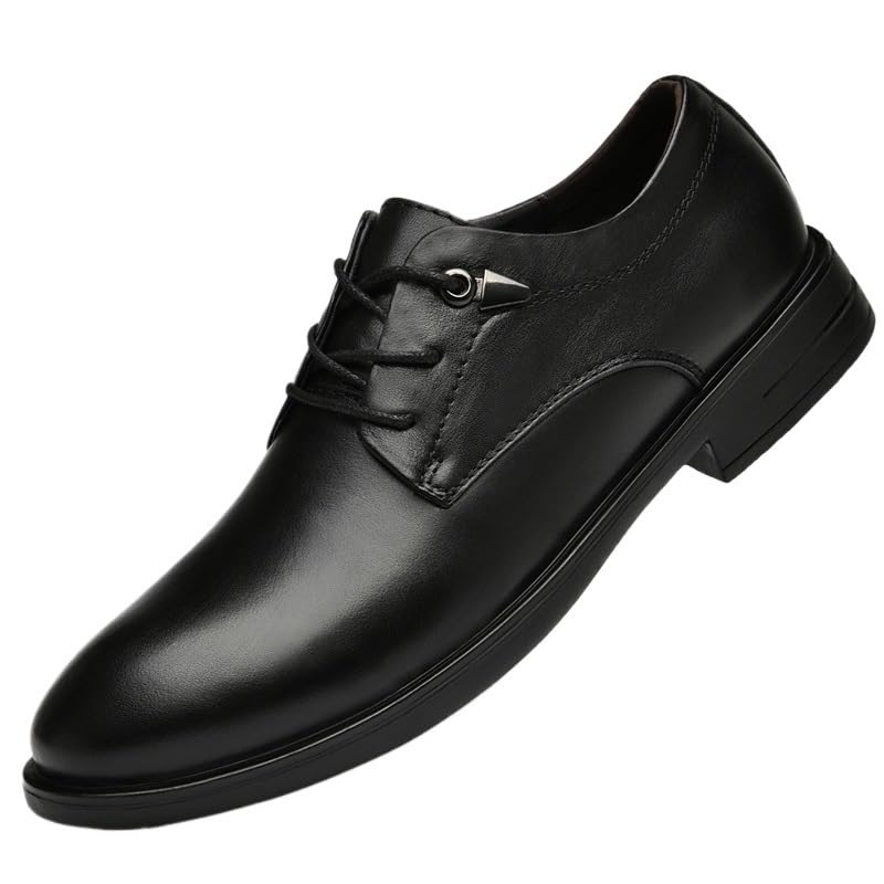 Men's Lace-up Patent Leather Dress Shoes Classic Formal Business Oxford Wedding Tuxedo Shoes