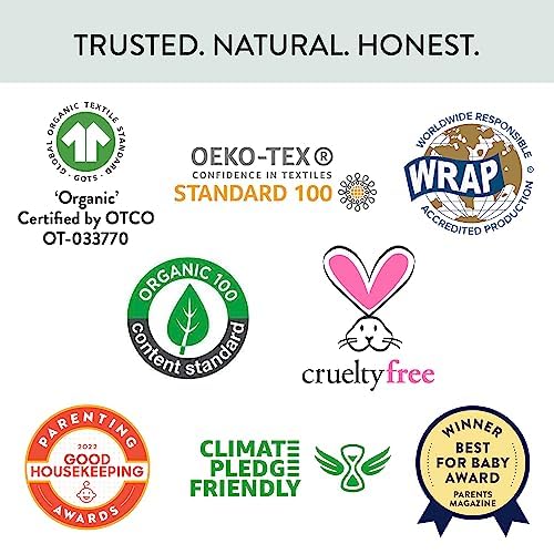 Image of HonestBaby Unisex-Baby Organic Cotton Long Sleeve Tshirts Multipack
