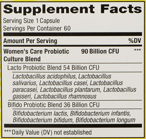 Image of Renew Life Women's Probiotic Capsules, Supports pH Balance for Women, Vaginal, Urinary, Digestive and Immune Health, L. Rhamnosus GG, Dairy, Soy and Gluten-Free, 90 Billion CFU - 60 Ct | 60 Vegetarian Capsules | Promote Digestive Health & Regularity | Dairy, Soy and Gluten Free Supplement
