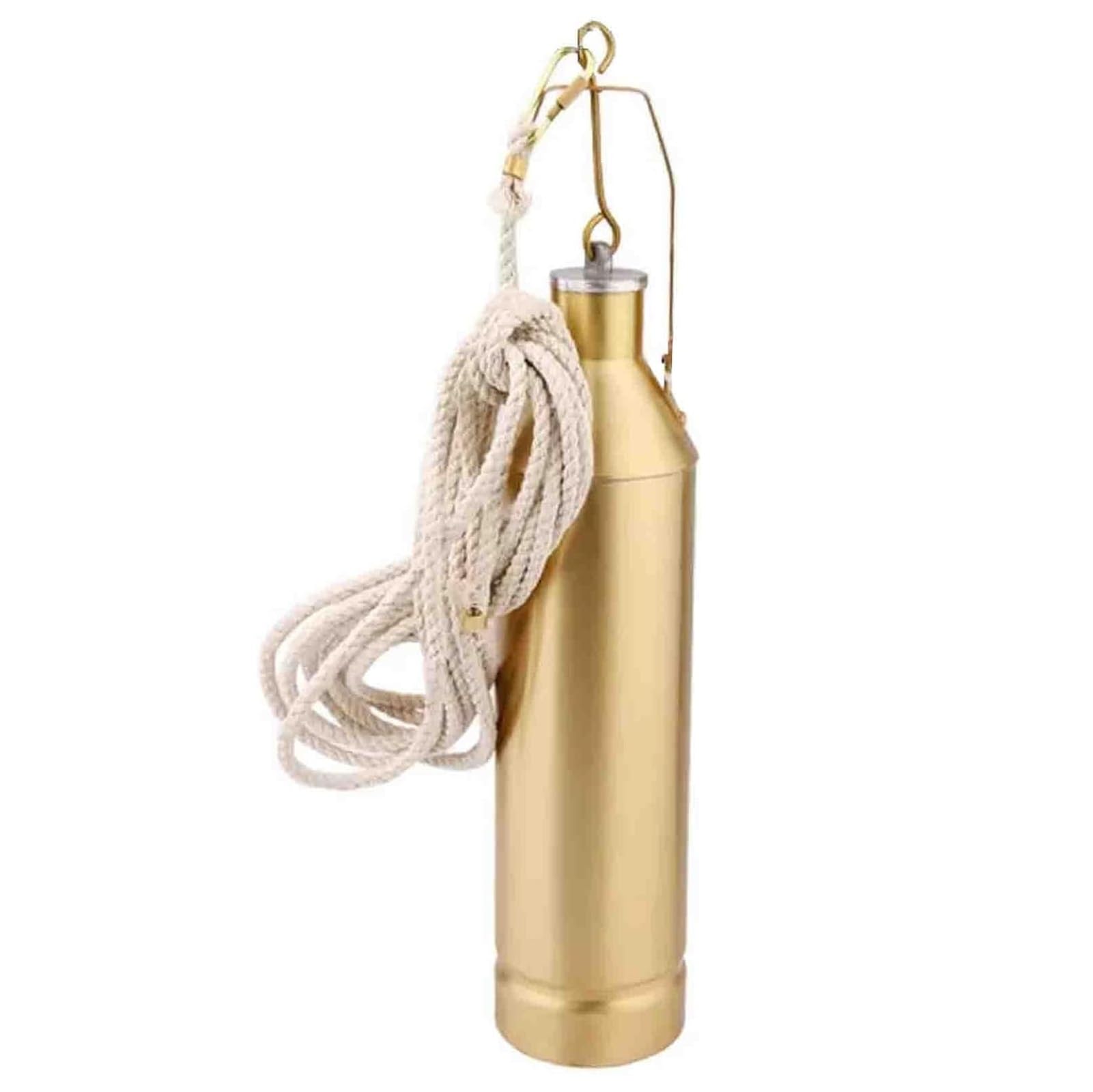 Échantillonneur de fond en cuivre 300ml avec corde 5m pour liquide de citerne