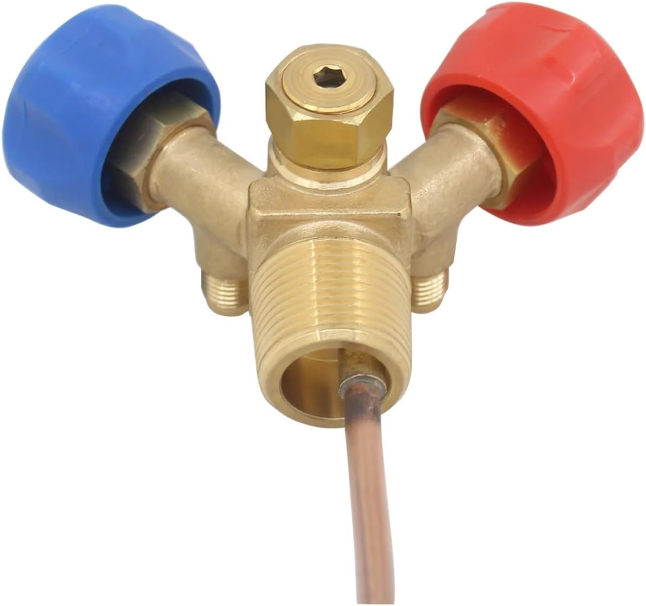 1PC Special Valve Cylinder For Refrigerant Recovery High And Low Pressure Claw Explosion-proof Bottle Mouth