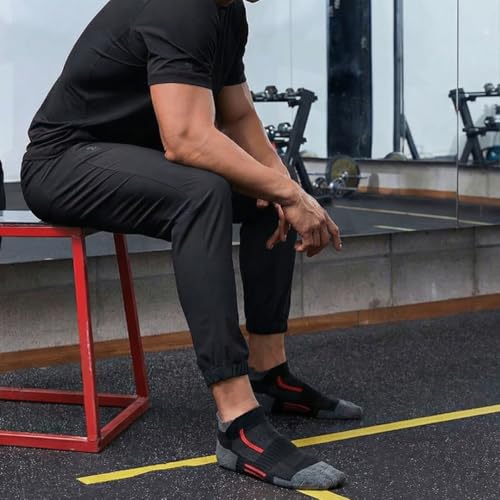 Image of Sockscarving Feel The Comfort Ankle Socks For Men Cotton, Gym Socks For Men WorkOut Breathable Low Cut Sports Socks With Heel Tab, Moisture Wicking, Pull On & Stretchable Free Size