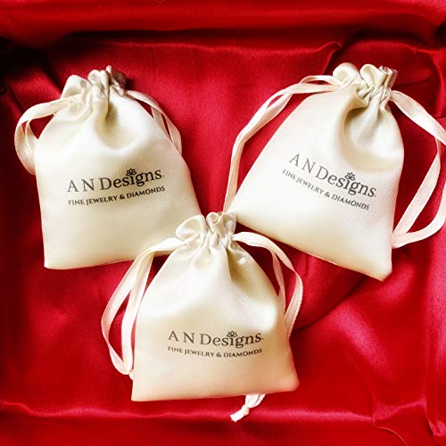 Vaani Fine Jewelry 14K Solid Yellow Gold, Black Onyx And Mother-Of-Pearl Necklace With 7 Clover Motifs. 16 Inch Chain Size #TOP4