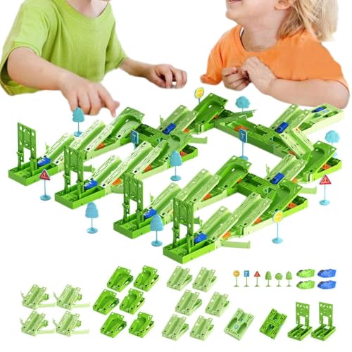Circuito de carreras infantil interactivo con puzle de suelo para coches desde 3 años