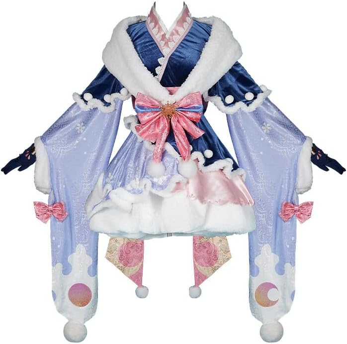 Costume Luxury 【Hatsune-Miku】 Cosplay Clothing Game Outfit Suit Halloween Uniform Clothes