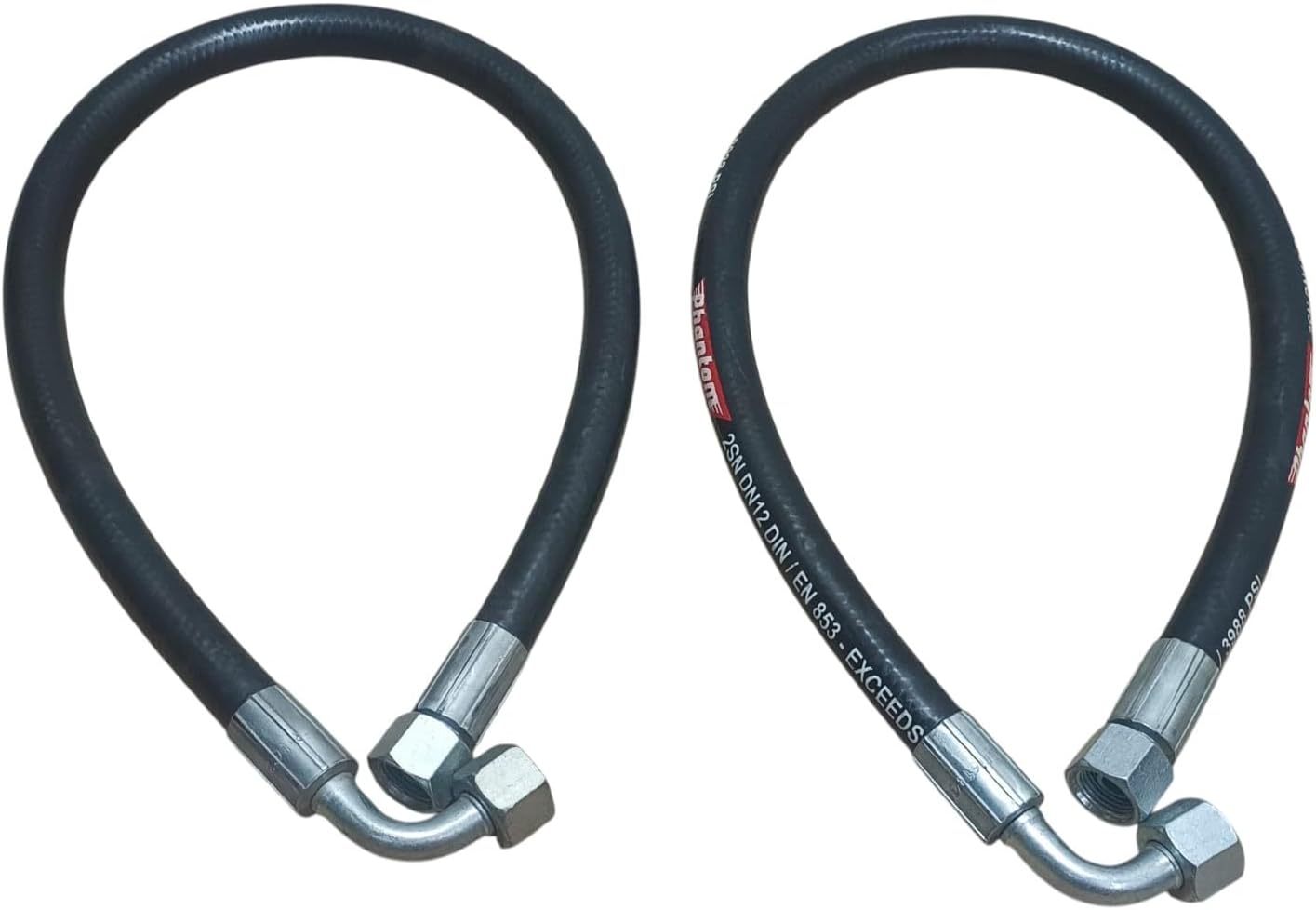 Circuit Hose 1/2 Bsp 815 Mm, Set Of 2 Pcs Fits and Compatible with Various Earthmoving Machines and Excavator Machine(Part No. 613/36013)