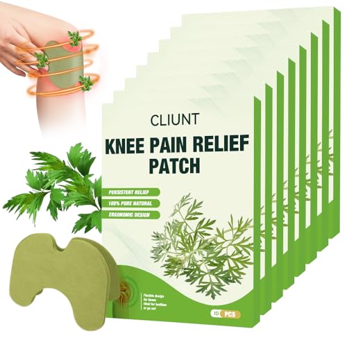 CLIUNT 80pcs Pain Relief Patches, Knee Pain Relief Patches, Knee Patches for Pain Relief for Arthritis, Relieves Muscle Soreness in Knee, Neck, Shoulder