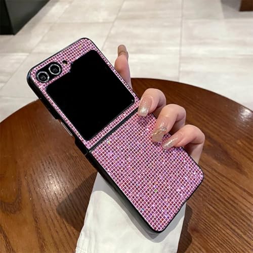 Étui rigide Flip 3 rose paillettes scintillantes idéal pour vos soirées