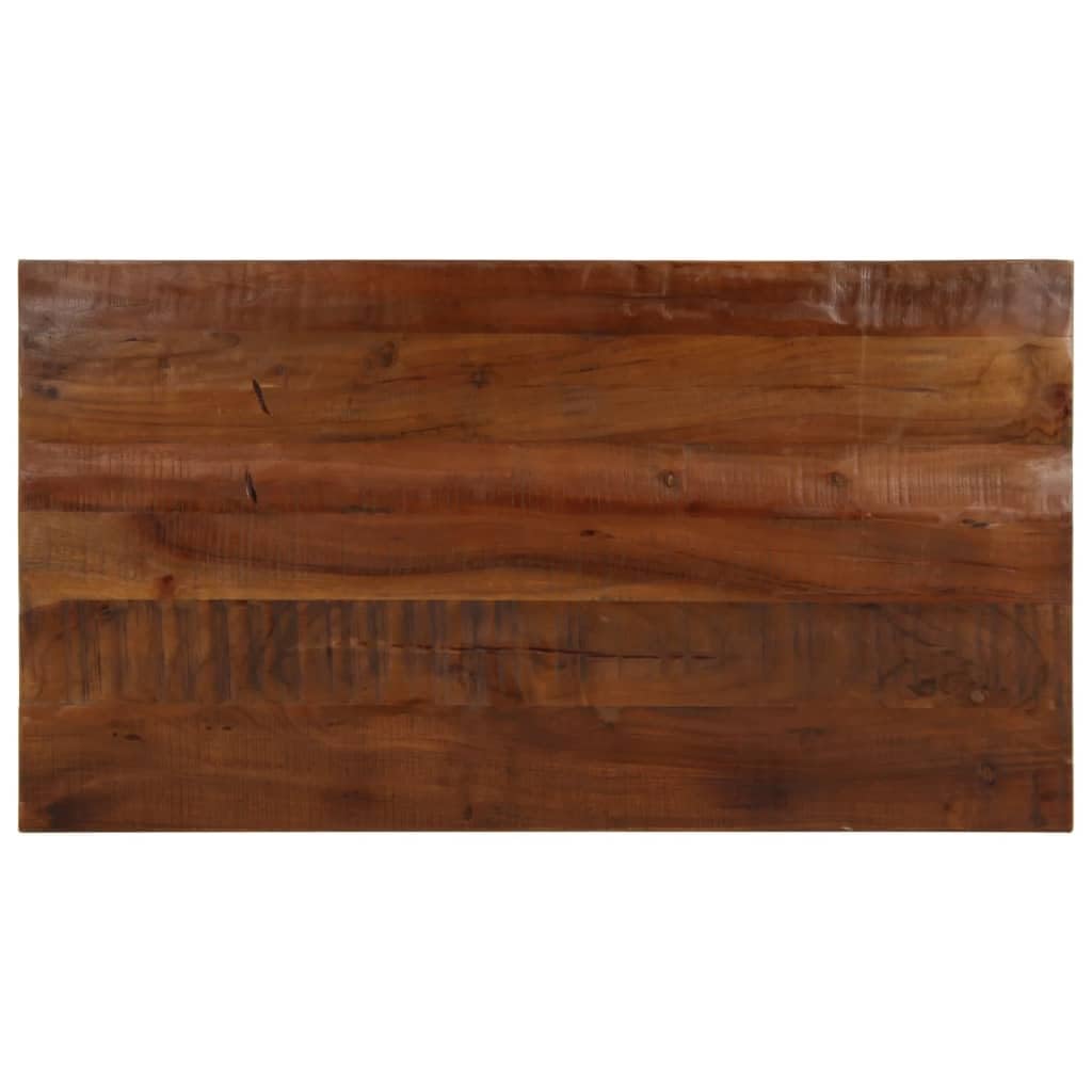 Tablero rectangular de madera maciza: máxima resistencia y estilo único de 120x60 cm