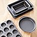 Amazon.com: Amazon Basics 6-Piece Nonstick, Carbon Steel Oven Bakeware ...