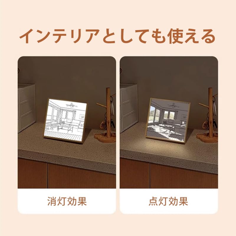 Amazon.co.jp: 照明絵画装飾 LED 発光画装飾 灯光画 3色調整可能 LED
